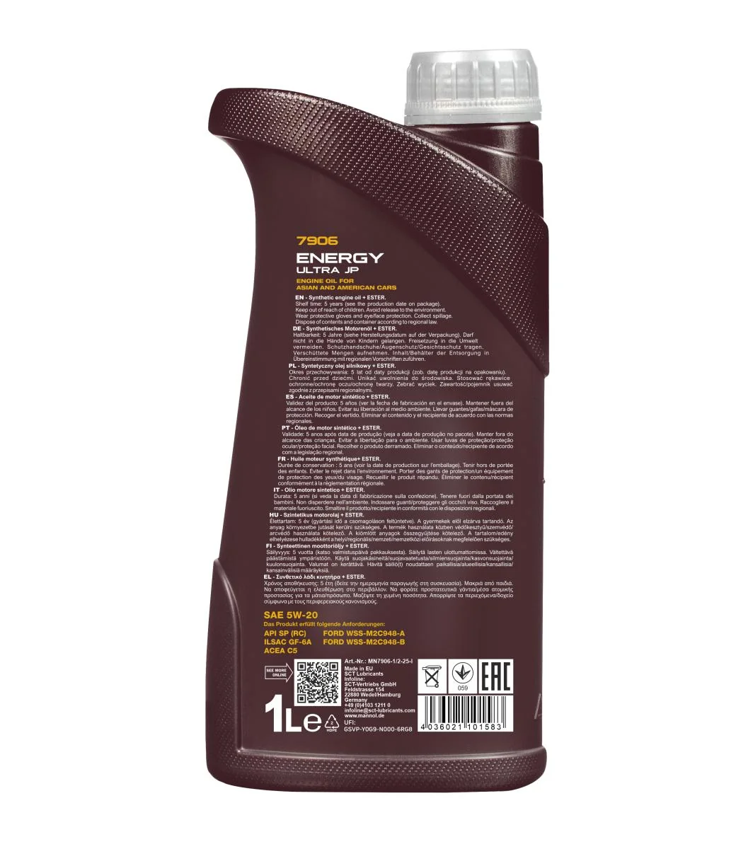 MANNOL® - MN79061 - Energy Ultra JP 5W-20 1L