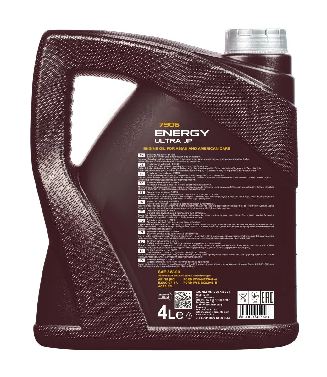 MANNOL® - MN79064 - Energy Ultra JP 5W-20 4L