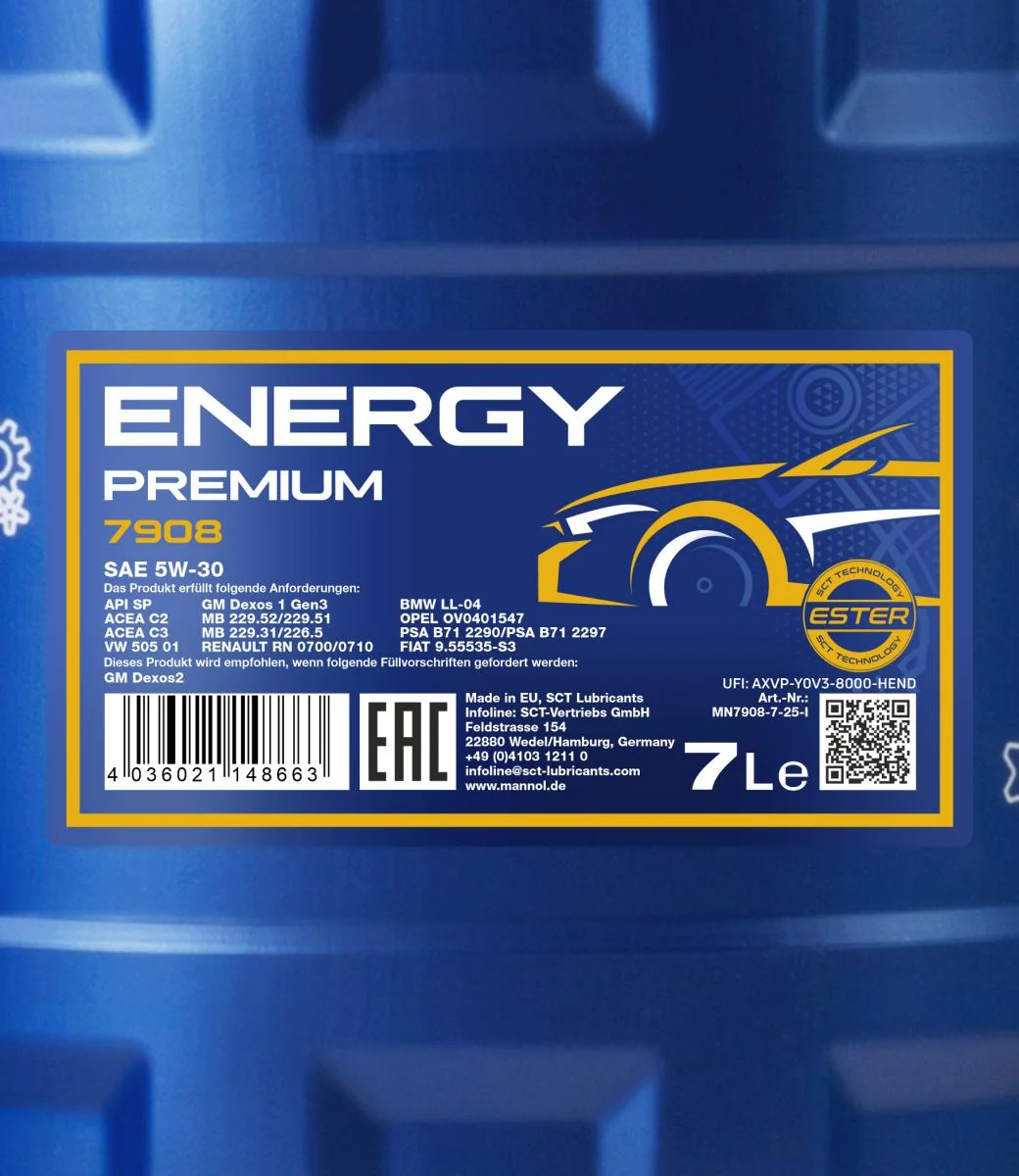 MANNOL® - MN79087 - Energy Premium 5W-30 7L