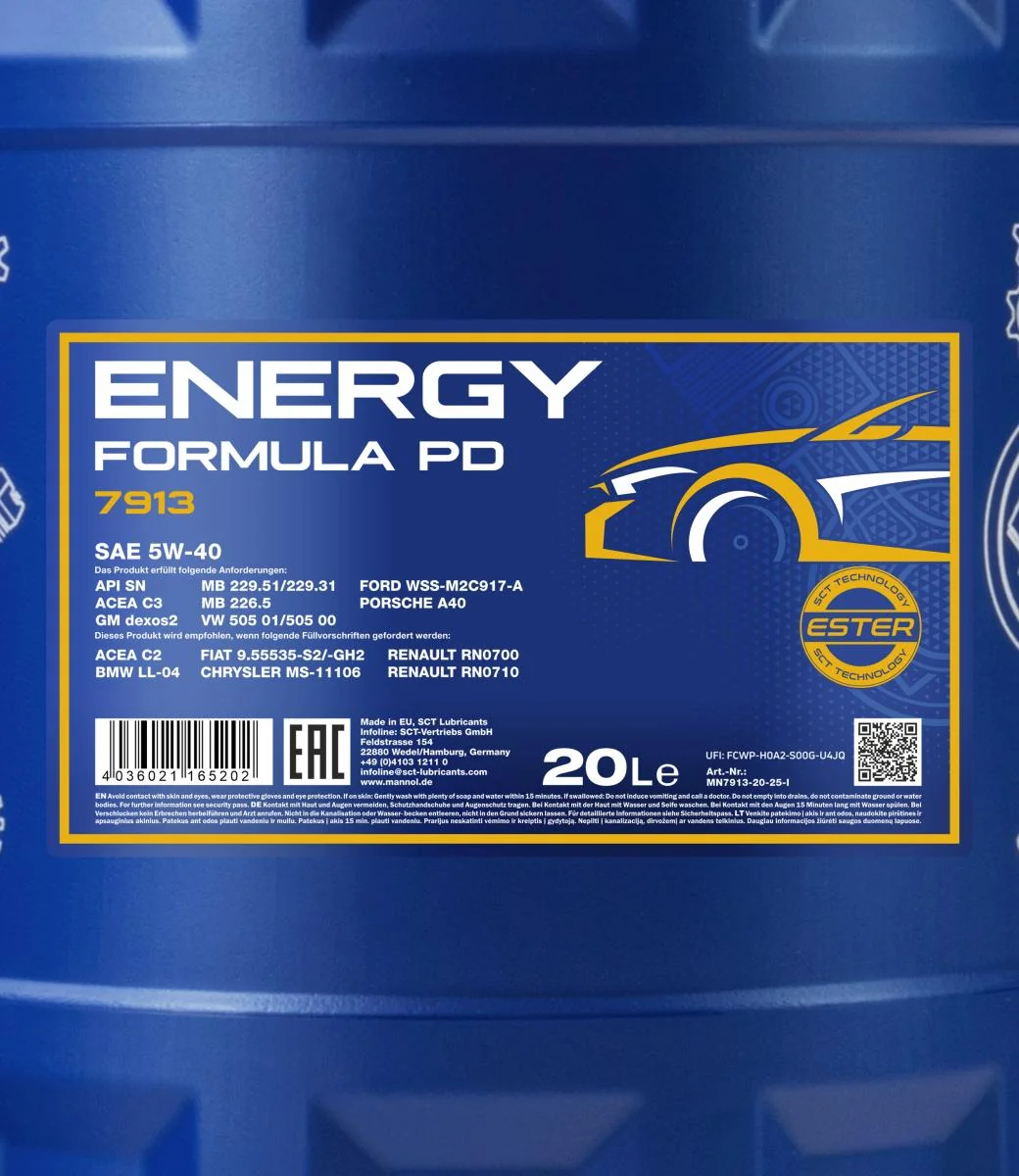 MANNOL® - MN791320 - Energy Formula PD 5W-40 20L
