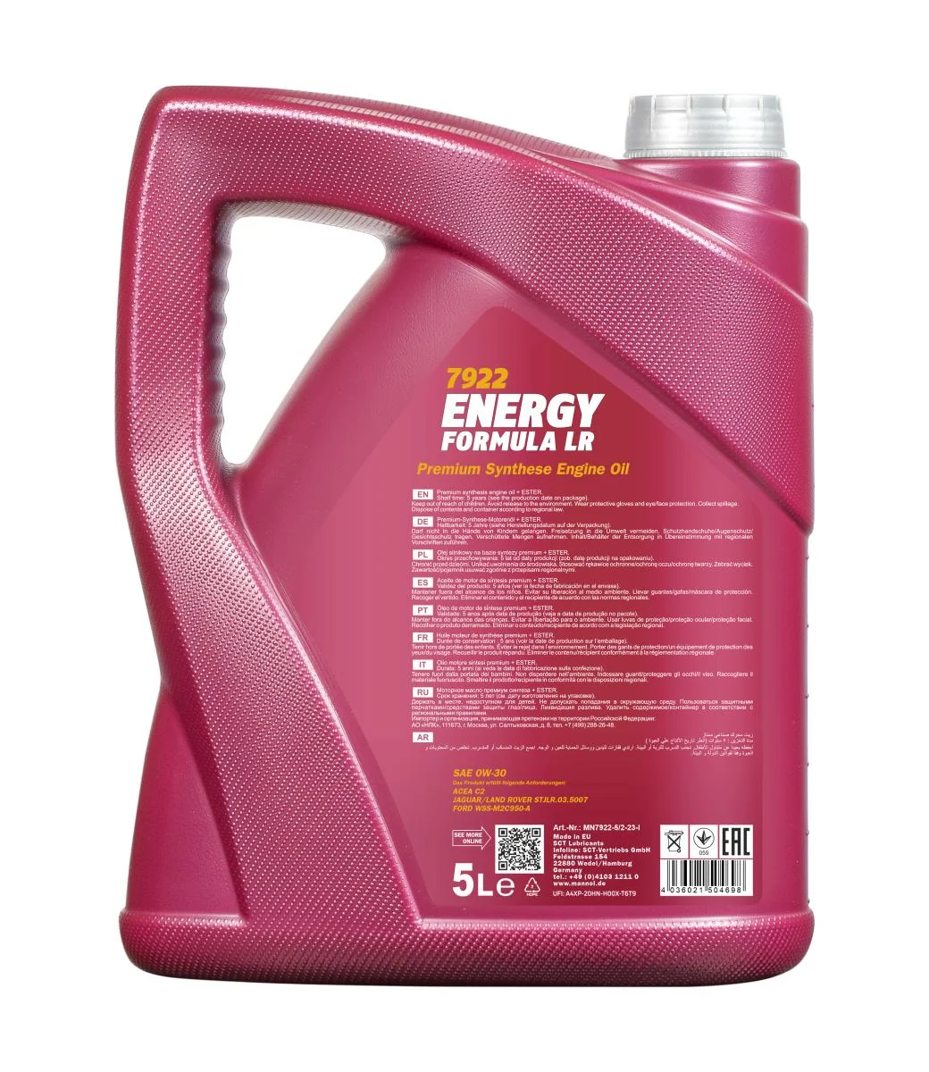 MANNOL® - MN79225 - Energy Formula LR 0W-30 5L