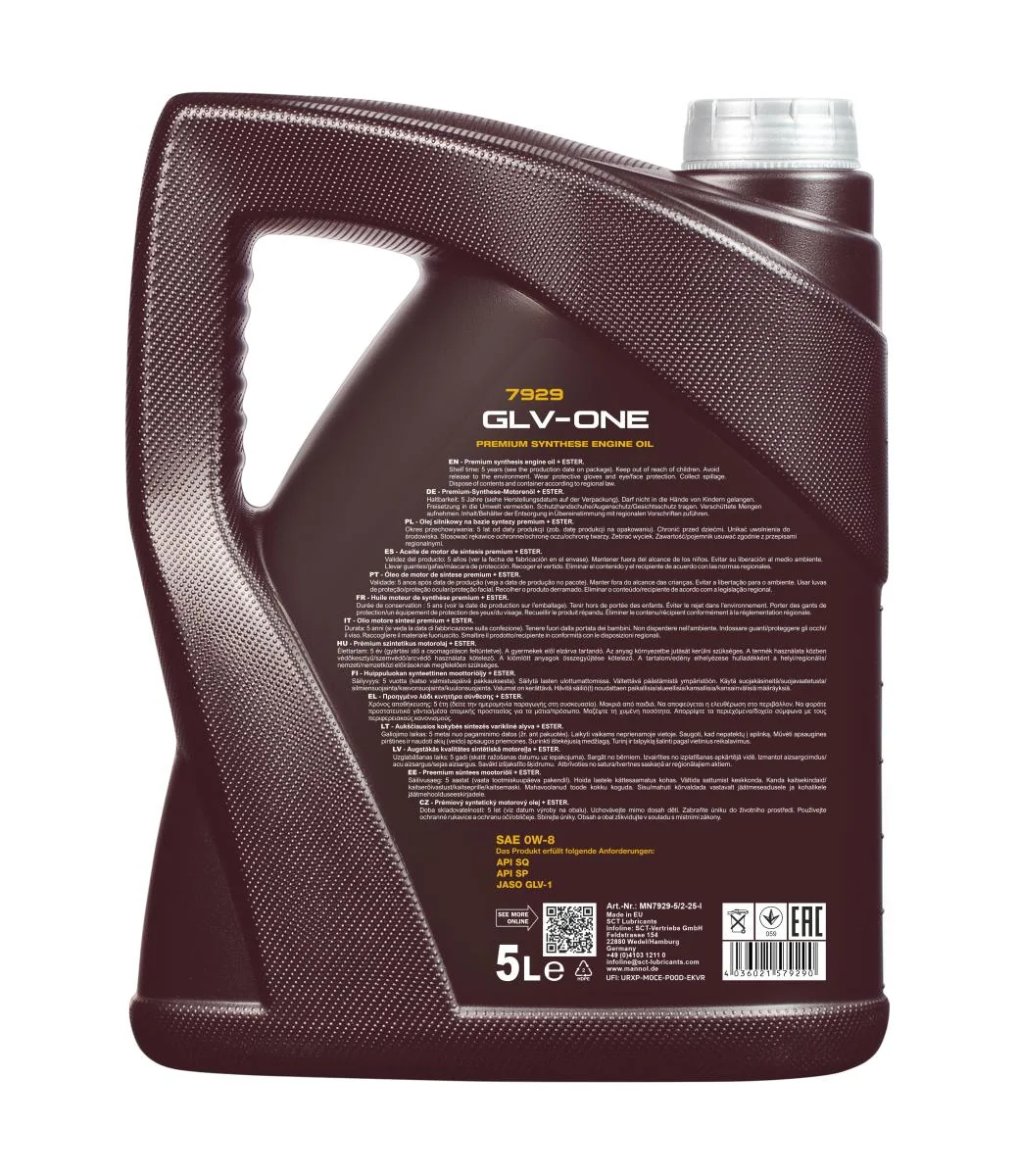 MANNOL® - MN79295 - 7929 GLV-ONE 0W-8 5L