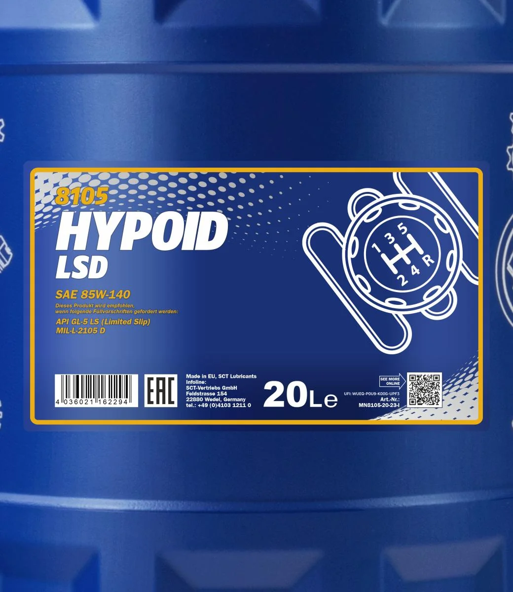 MANNOL® - MN810520 - Hypoid LSD 85W-140 GL-5 20L
