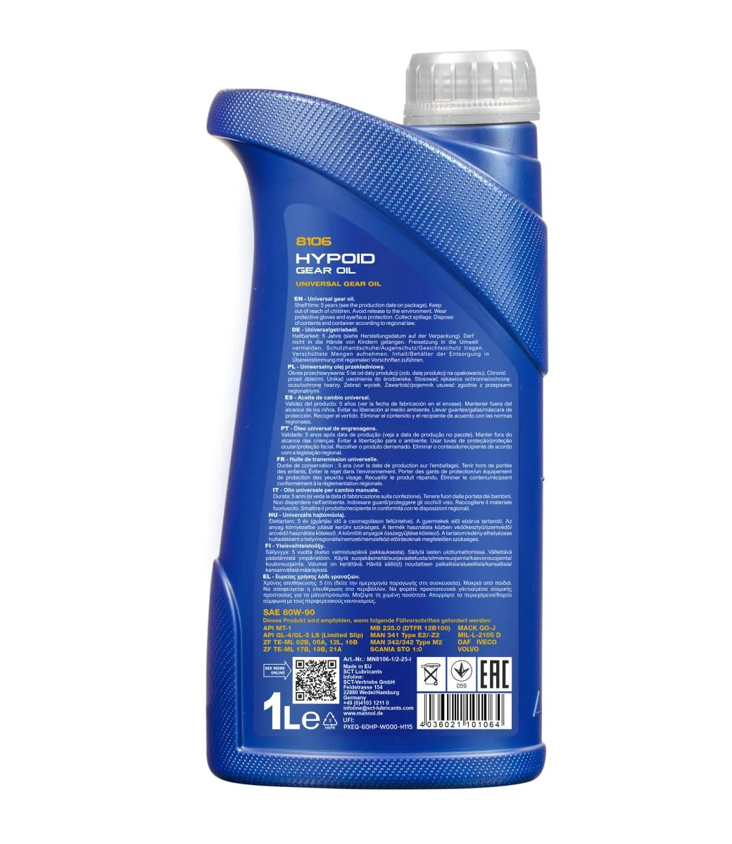 MANNOL® - MN81061 - Hypoid 80W-90 GL-5 LS 1L