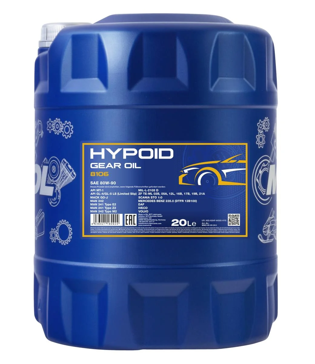 MANNOL® - MN810620 - Hypoid 80W-90 GL-5 LS 20L