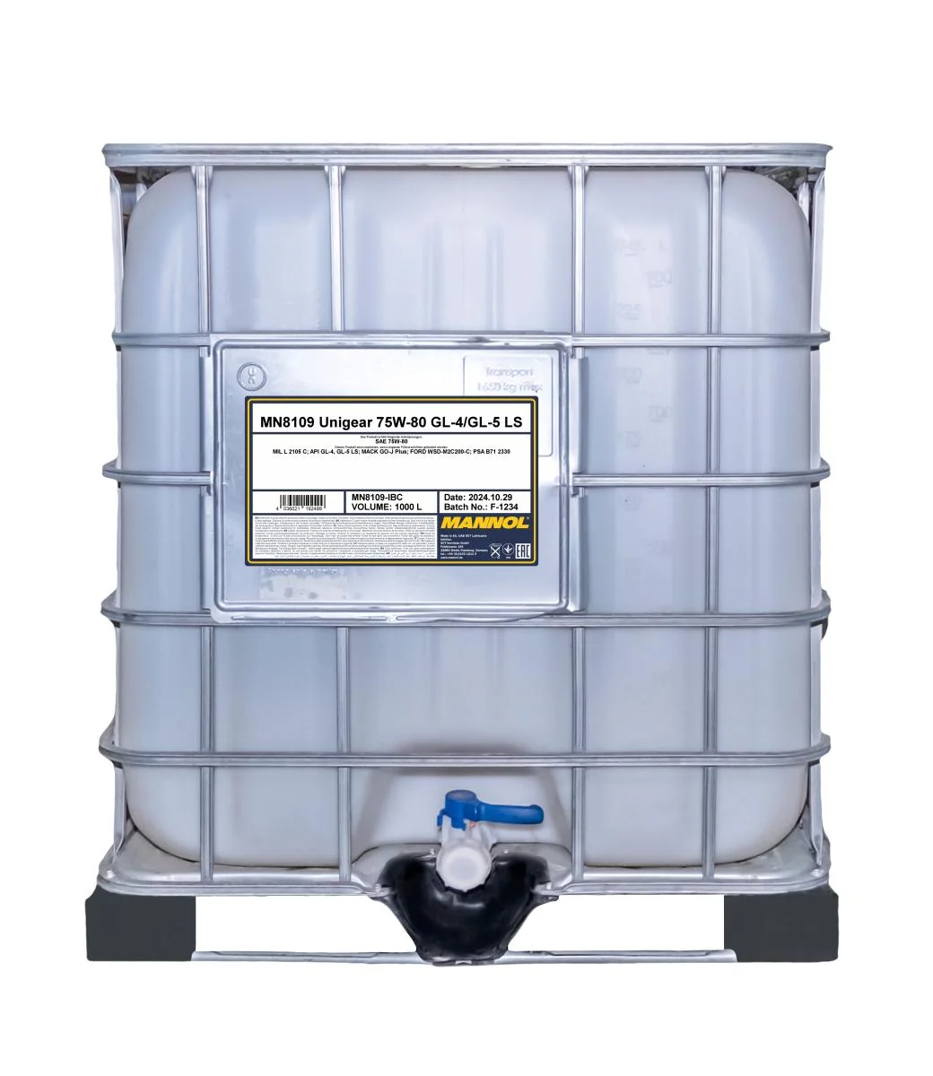 MANNOL® - MN8109IBC - 8109 Unigear 75W-80 GL-4/GL-5 LS 1000L