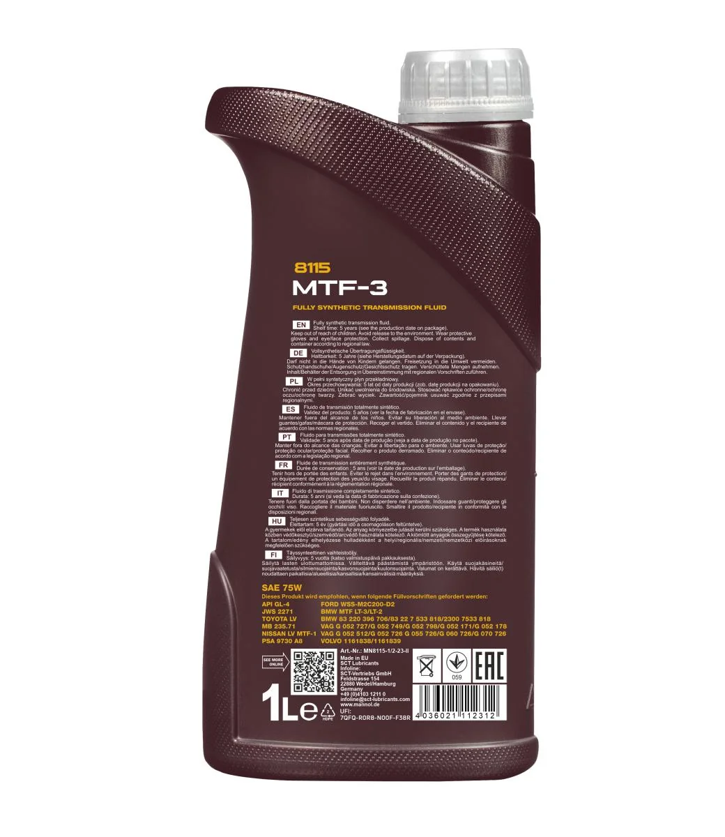 MANNOL® - MN81151 - 8115 MTF-3 1L