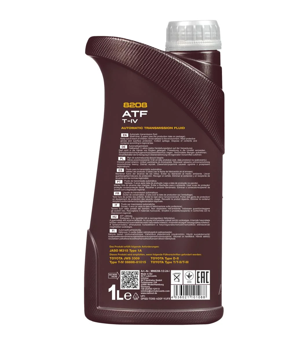 MANNOL® - MN82081 - 8208 ATF T-IV 1L