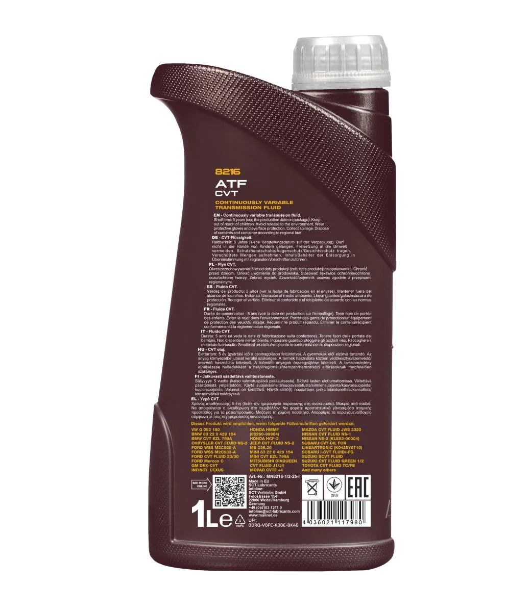 MANNOL® - MN82161 - 8216 ATF CVT 1L