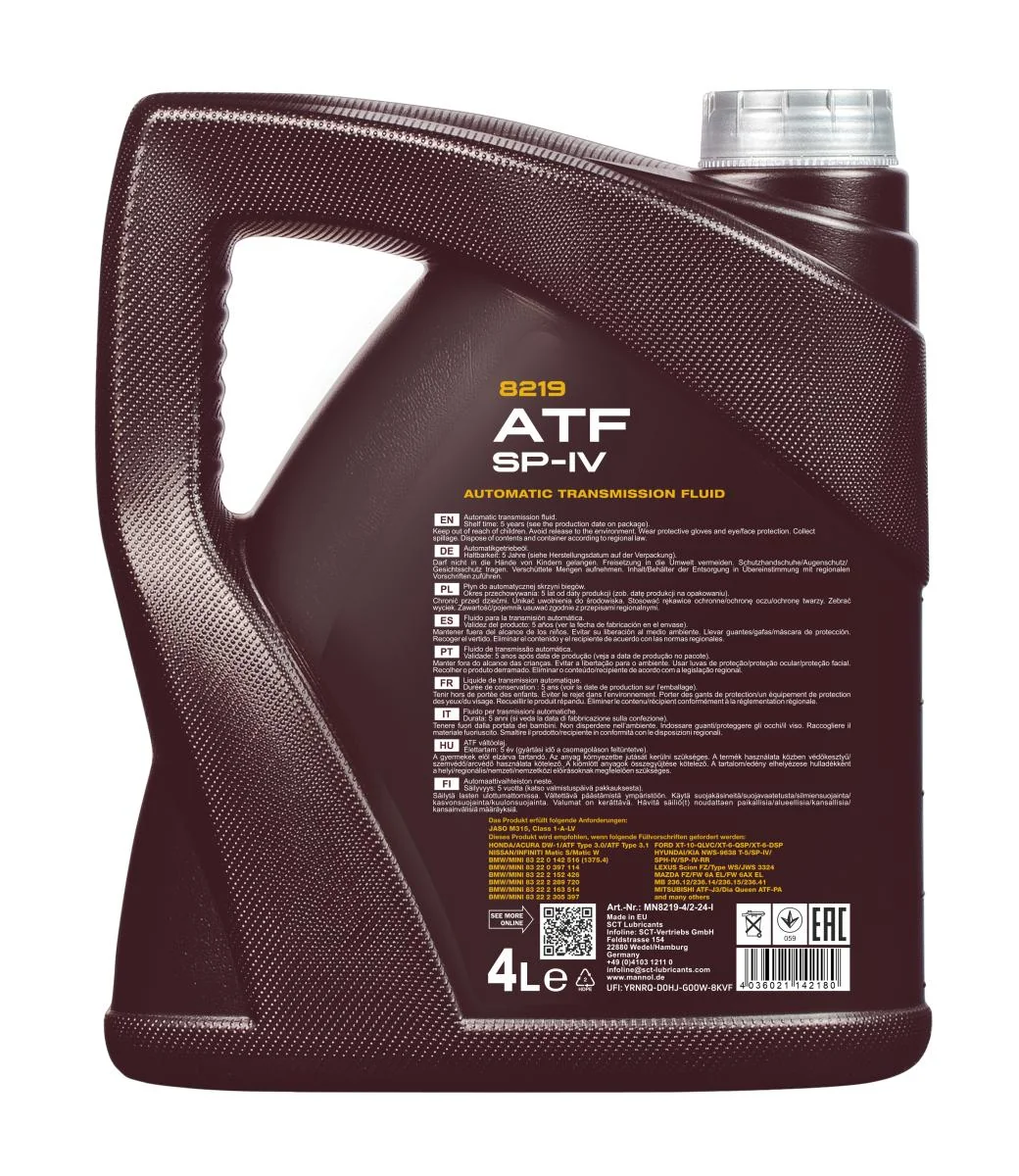 MANNOL® - MN82194 - 8219 ATF SP-IV 4L