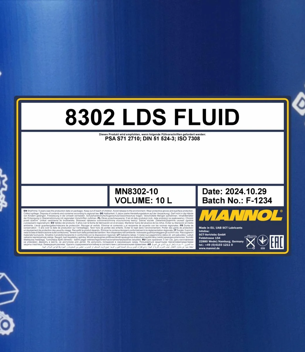 MANNOL® - MN830210 - LDS Fluid 10L