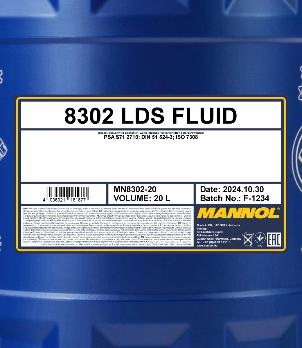 MANNOL® - MN830220 - LDS Fluid 20L