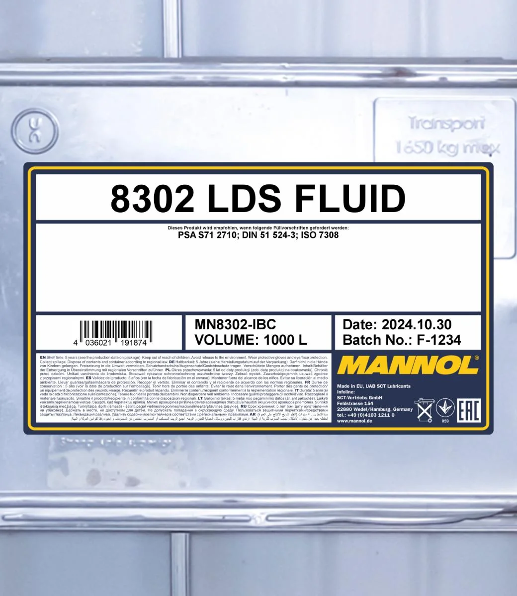 MANNOL® - MN8302IBC - LDS Fluid 1000L