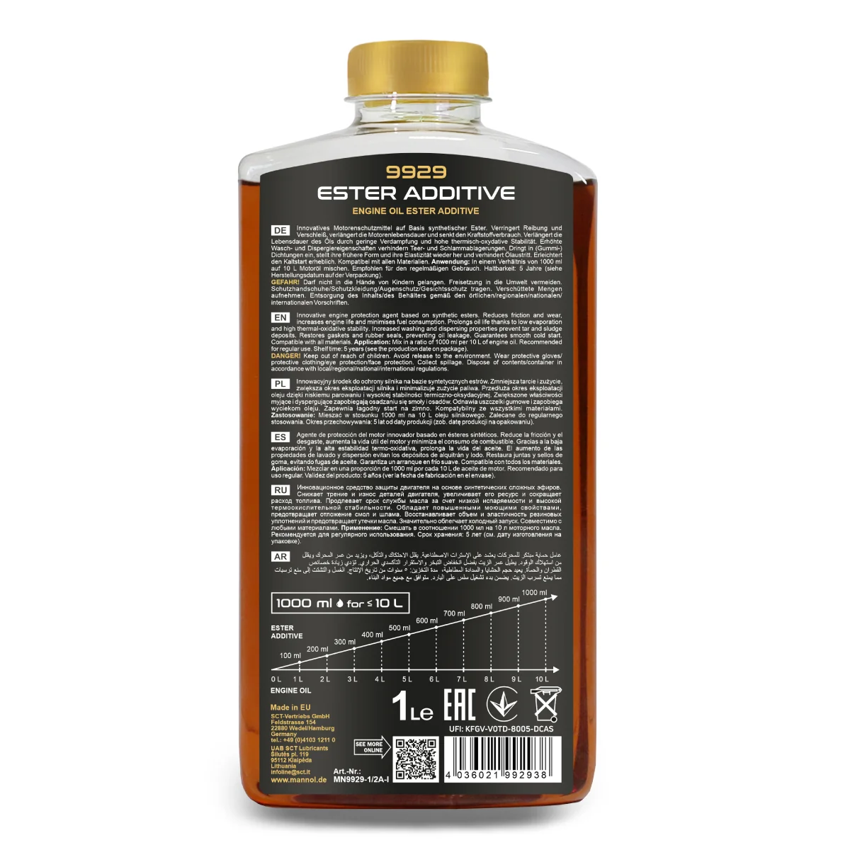 MANNOL® - MN99291PET - Ester Additive 1L