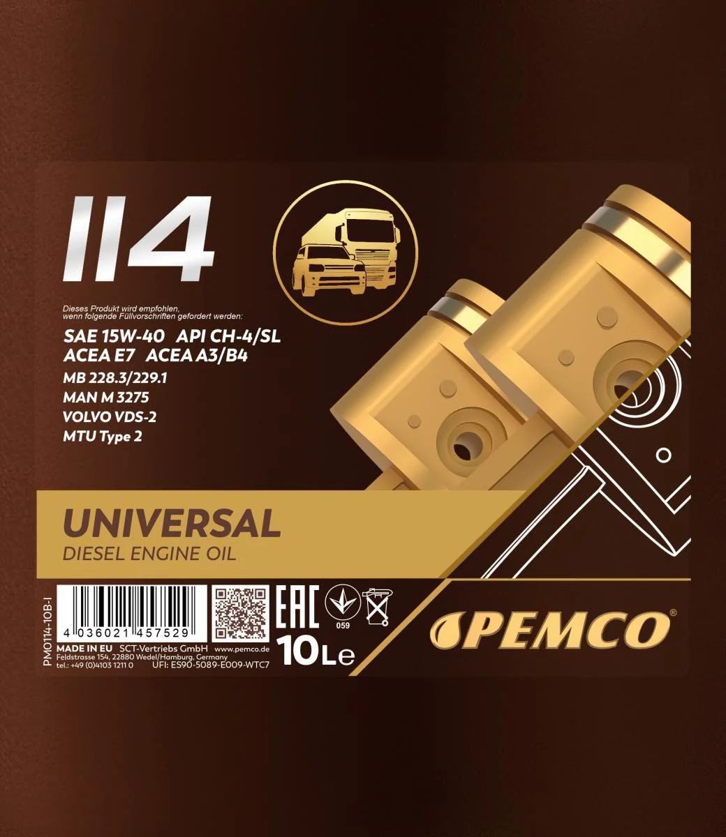 PEMCO - PM011410 - 114 15W-40 10L