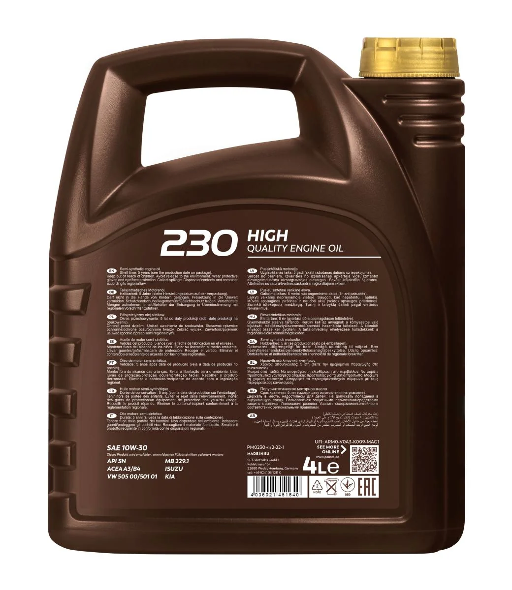 PEMCO - PM02304 - 230 10W-30 4L