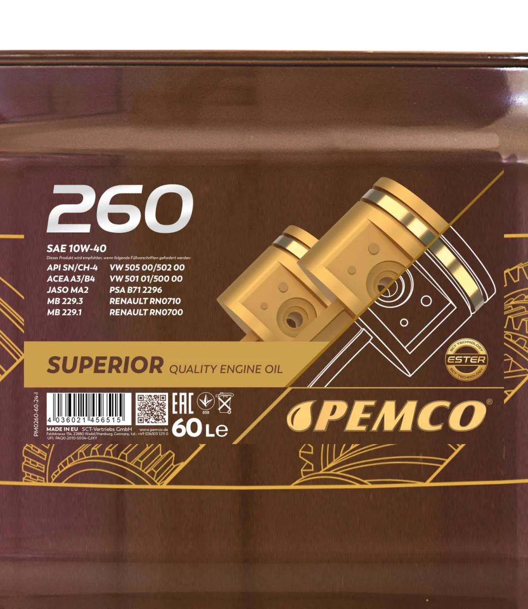 PEMCO - PM026060 - 260 10W-40 60L