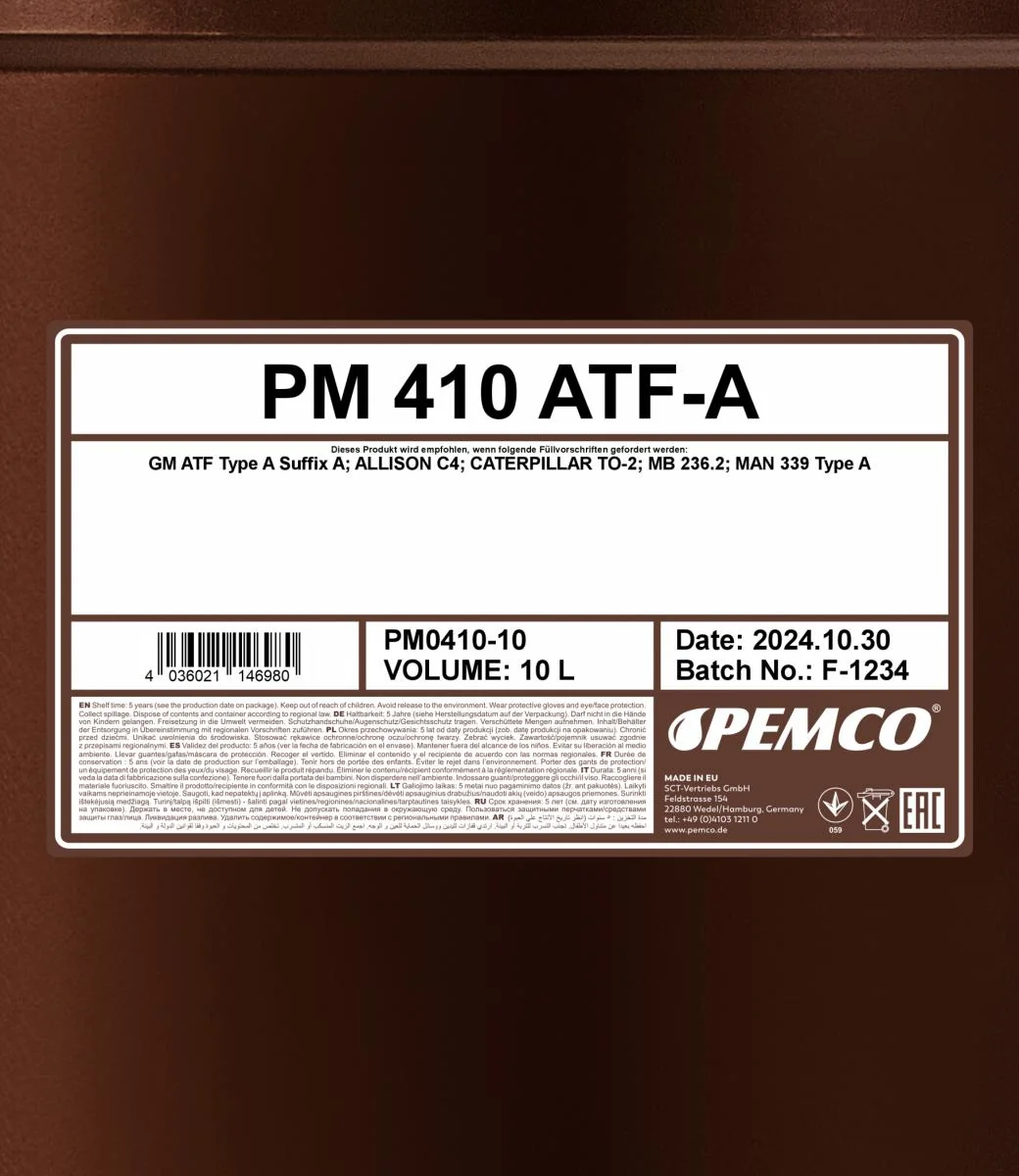 PEMCO - PM041010 - 410 ATF-A 10L