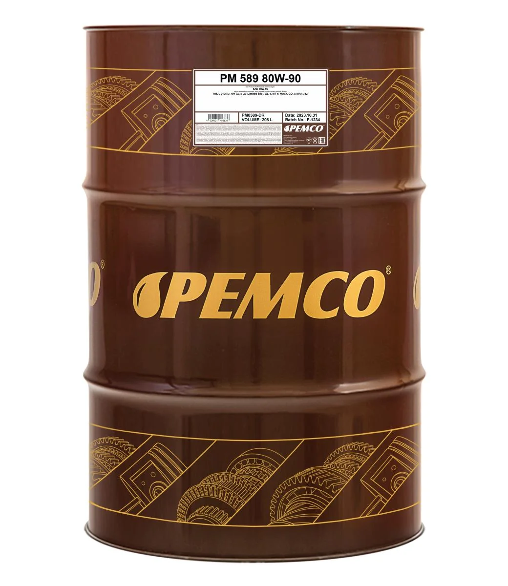 PEMCO - PM0589DR - 589 80W-90 GL-5 208L