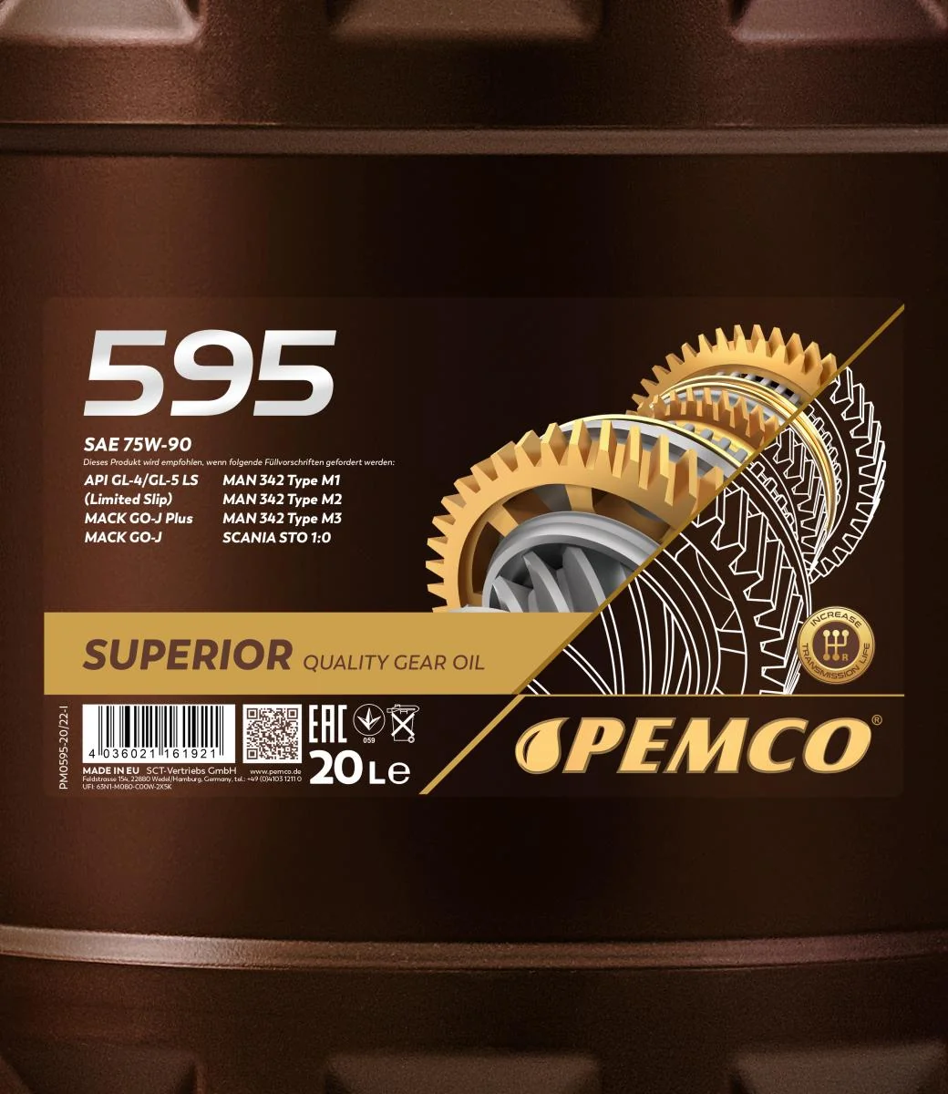 PEMCO - PM059520 - 595 75W-90 GL-5 20L