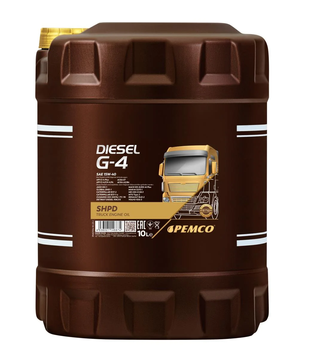 PEMCO - PM070410 - Diesel G-4 SHPD 15W-40 10L