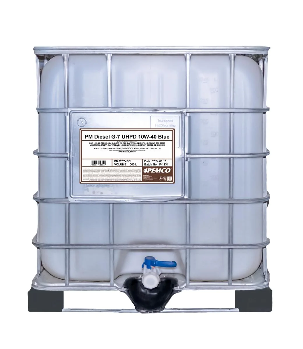 PEMCO - PM0707IBC - Diesel G-7 UHPD 10W-40 Blue 1000L