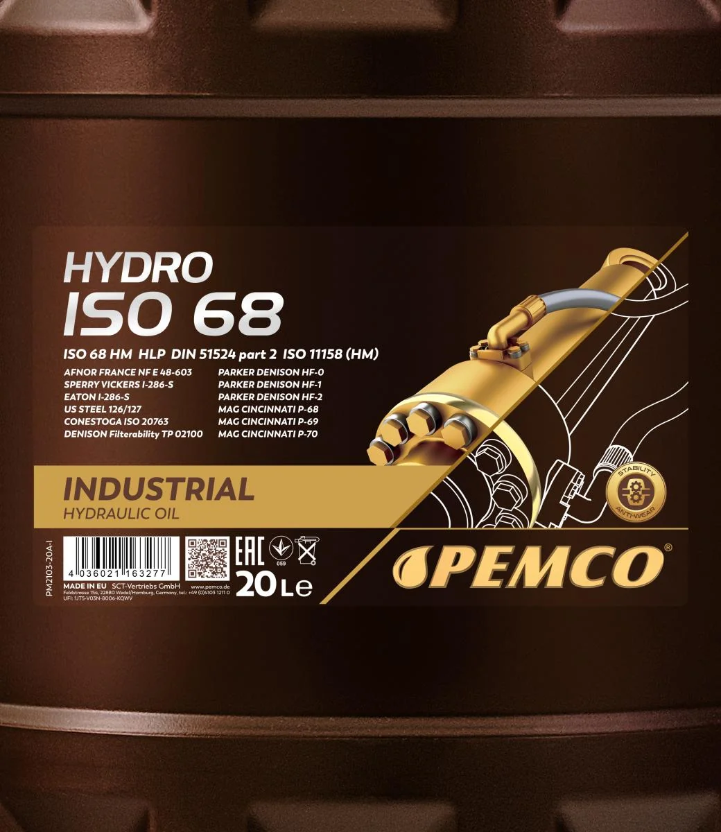 PEMCO - PM210320 - Hydro ISO 68 LONGLIFE 20L