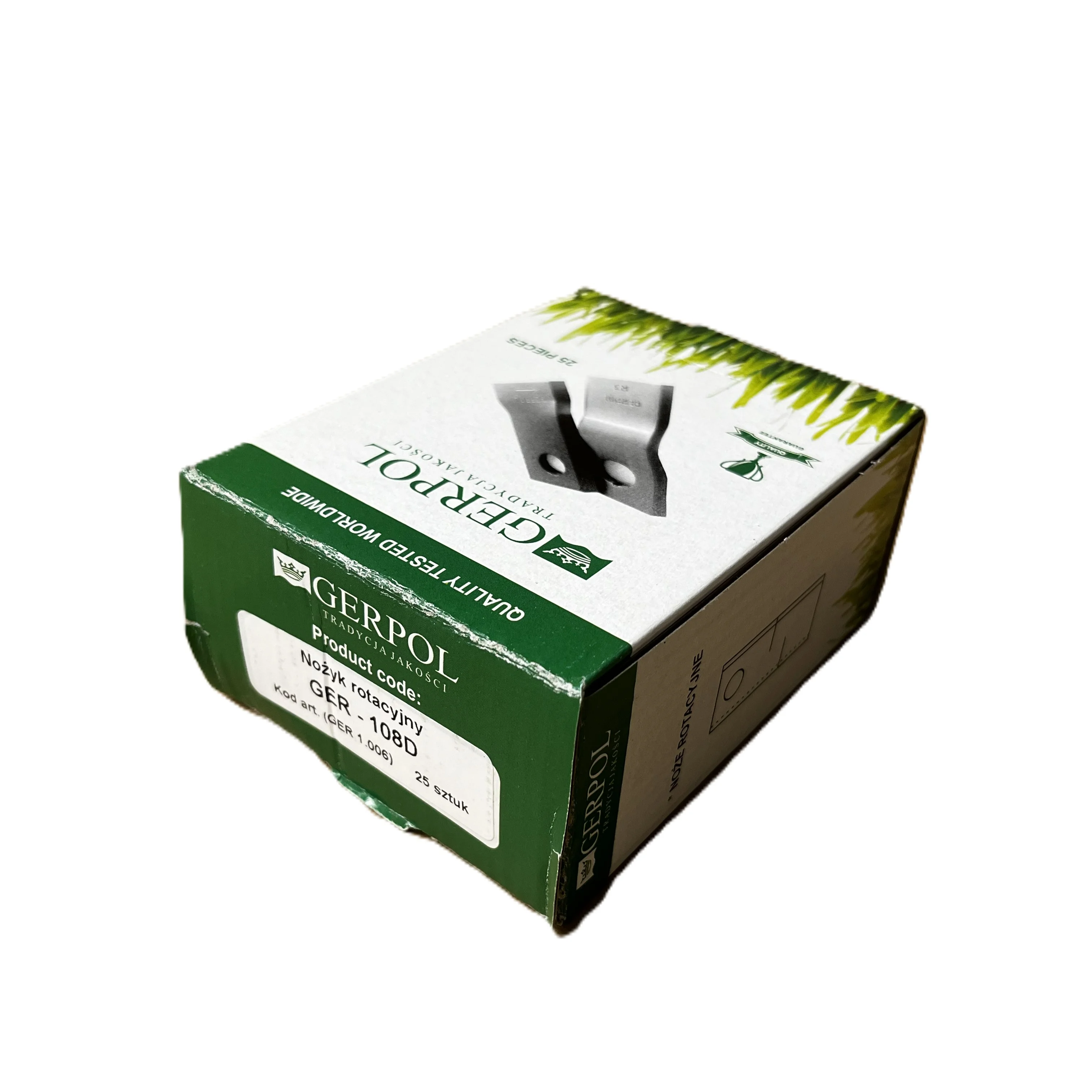 Gerpol - 108D - Rotary Mower Blade - Pack of 25