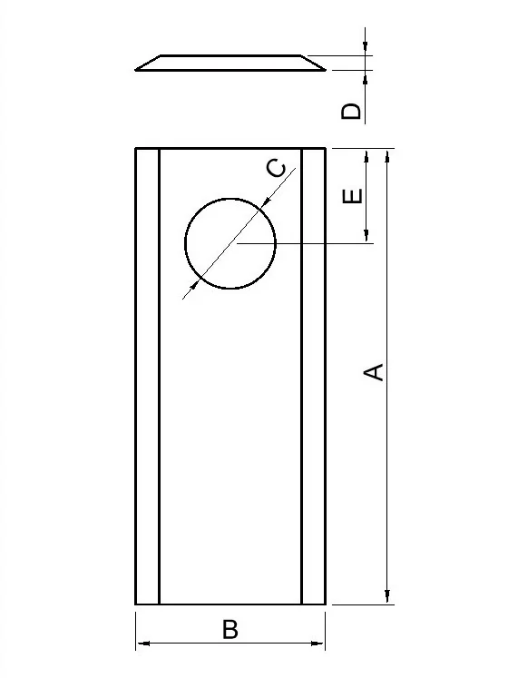 Gerpol - 1380-0027 - Rotary Mower Blade - Pack of 25