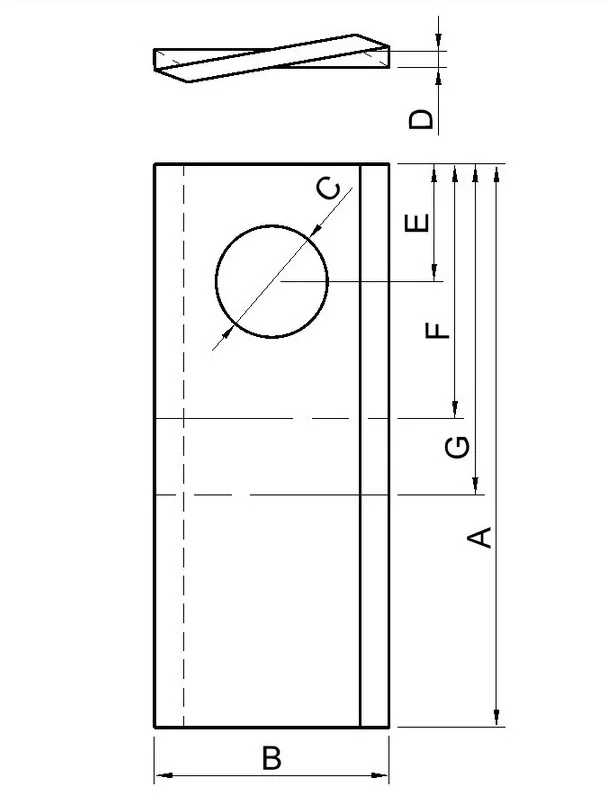 Gerpol - 90261560 - Right Blade - Pack of 25