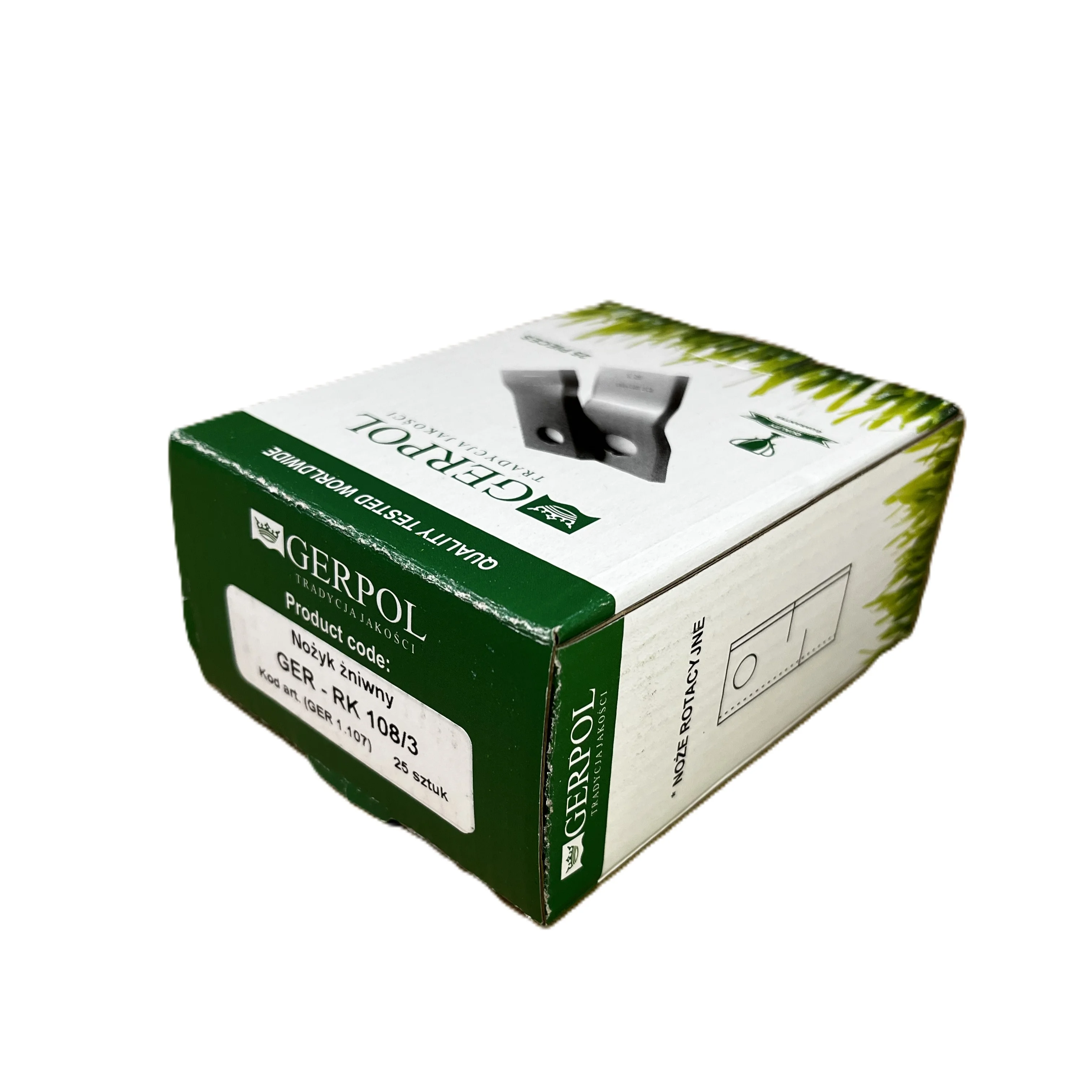 Gerpol - RK108/3 - Rotary Mower Blade - Pack of 25