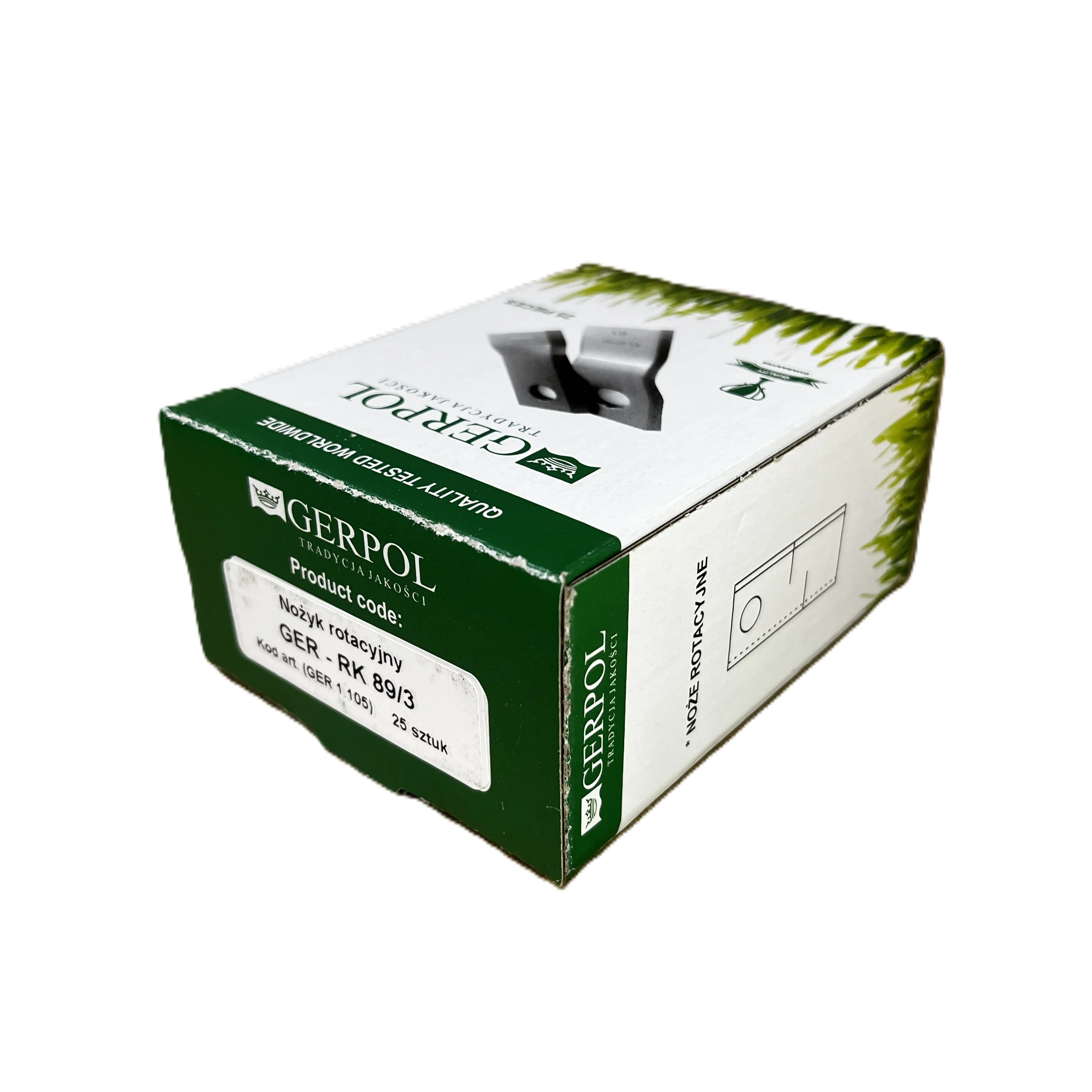 Gerpol - RK89/3 - Rotary Mower Blade - Pack of 25