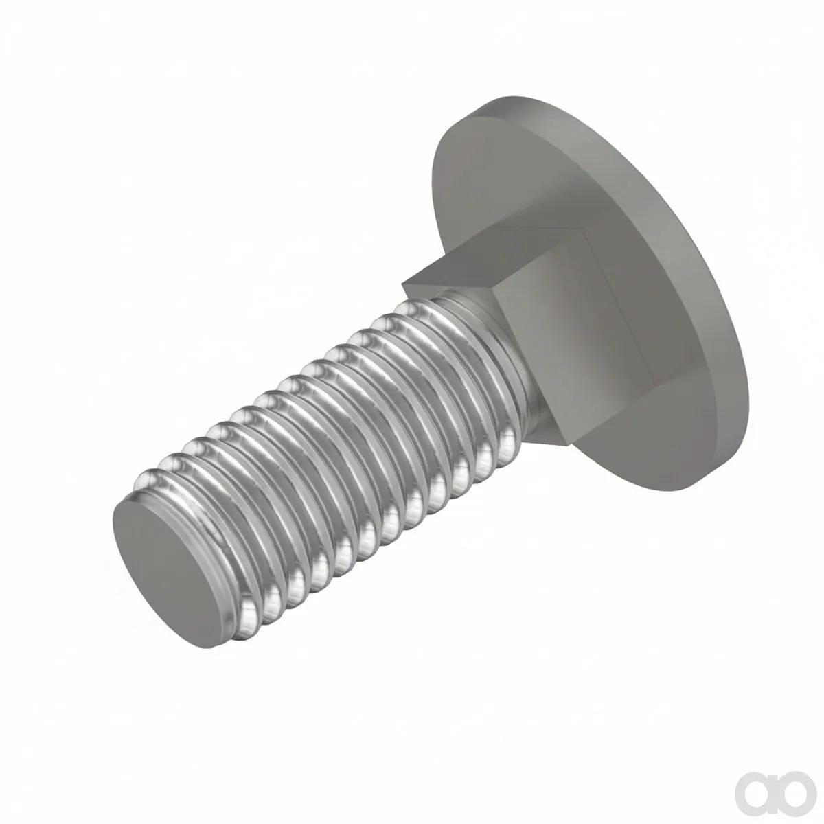 John Deere - 03M7093 - Round Head Square Neck Bolt, M8 X 25