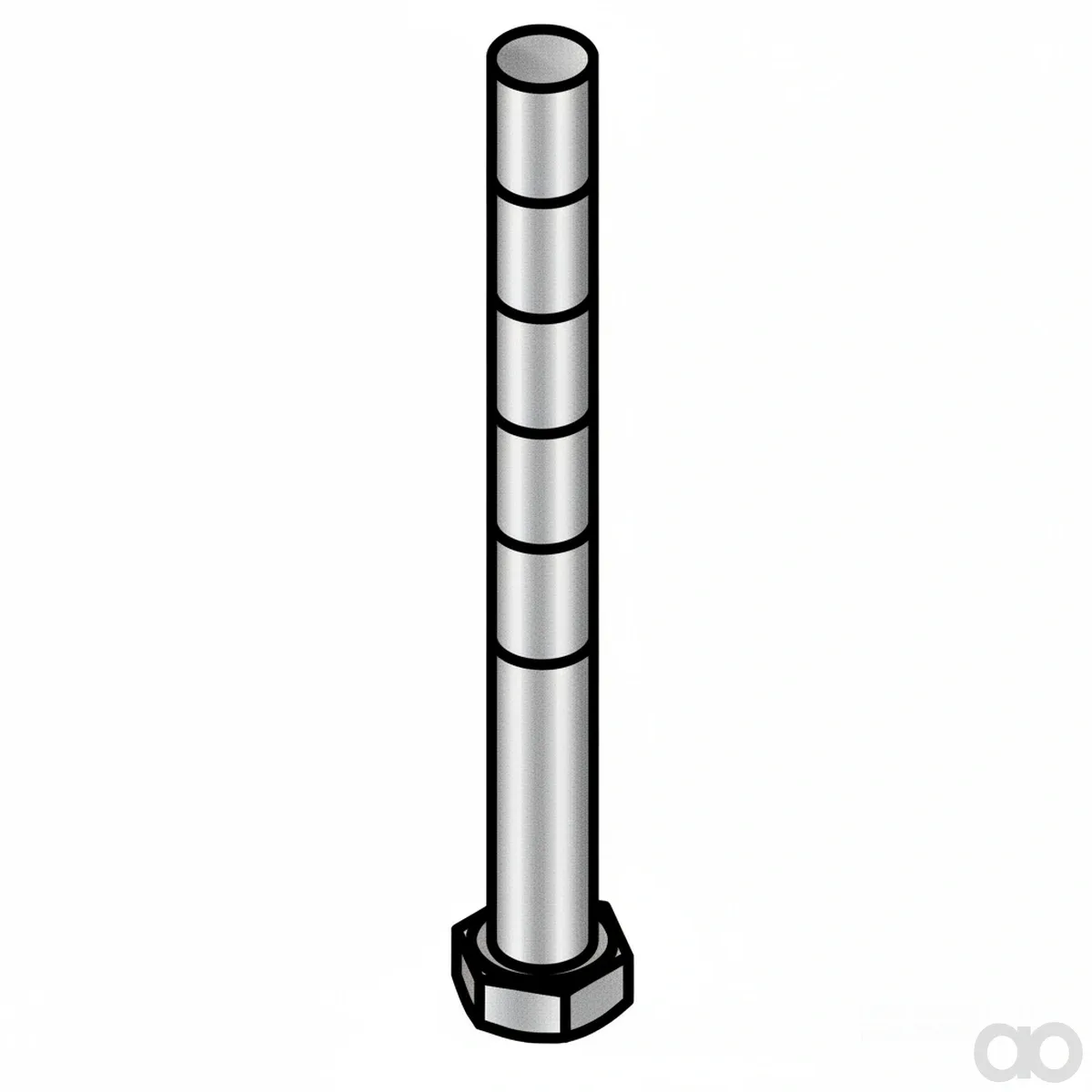 John Deere - 19M7968 - Hexagonal Head Cap Screw, M20 X 130