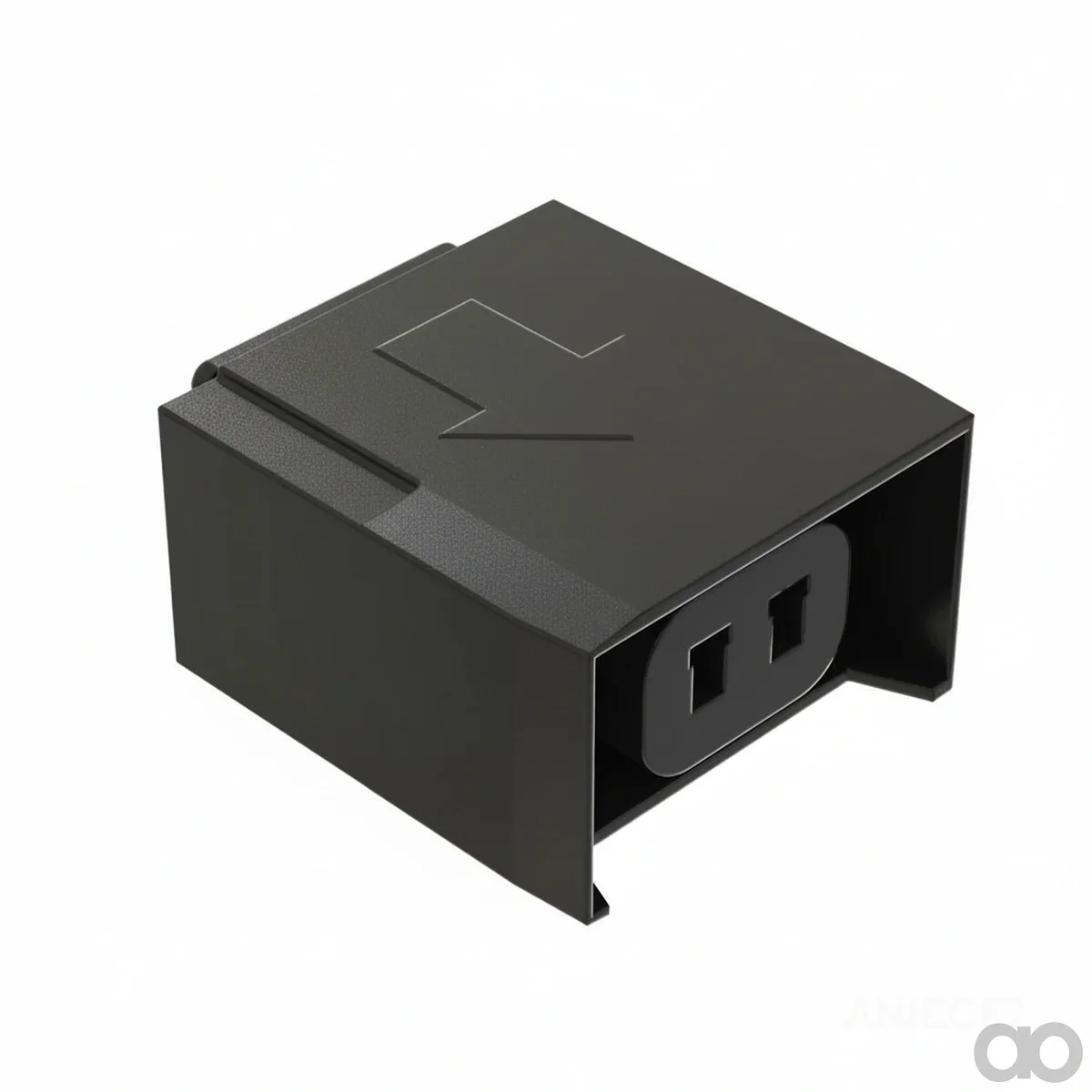 John Deere - 57M11238 - Light Gray External Electrical Connector Housing, 2 Cavities