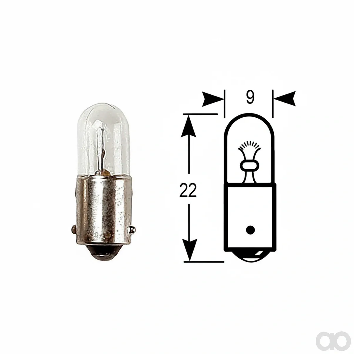 John Deere - 57M6394 - Light Bulb, 12 Volts, 4 Watts