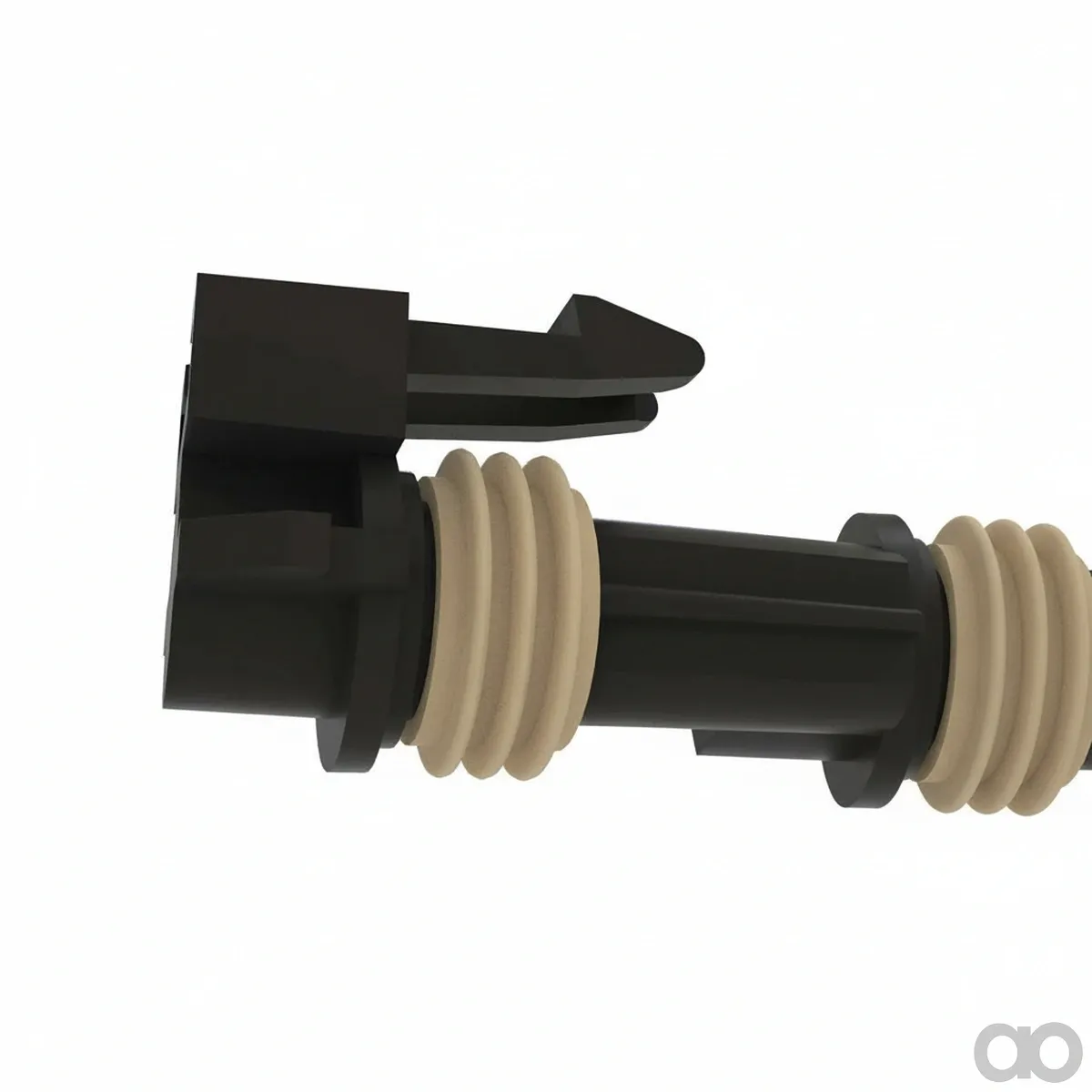John Deere - 57M7294 - Black External Electrical Connector Housing, 1 Cavities