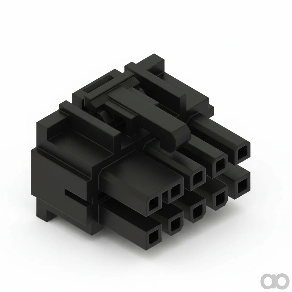 John Deere - 57M7470 - Black External Electrical Connector Housing, 10 Cavities