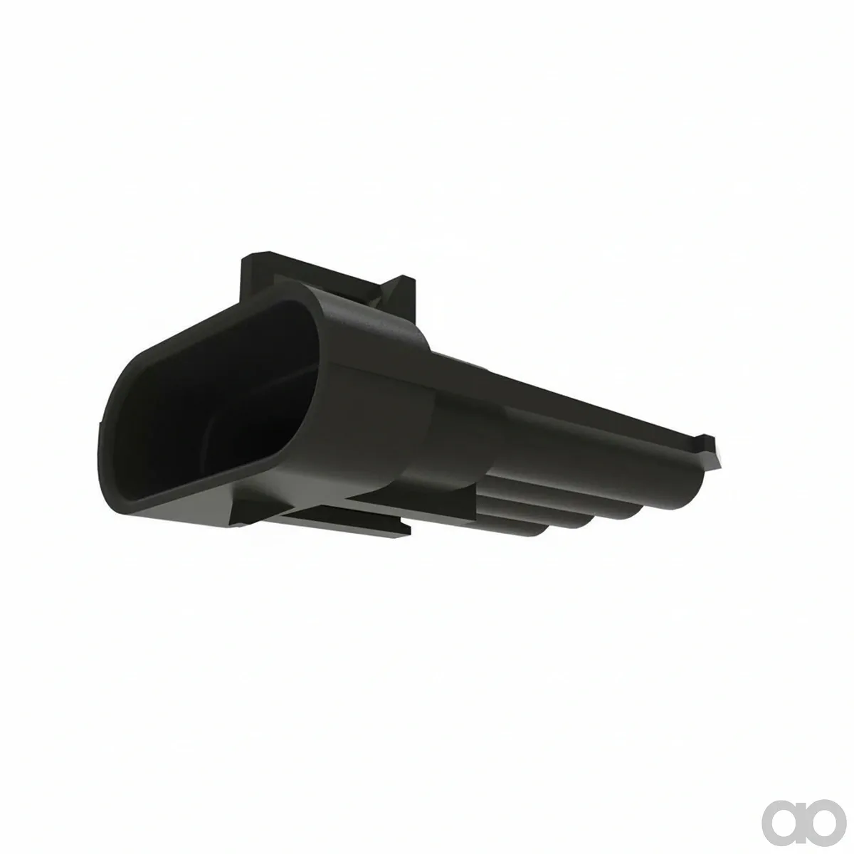 John Deere - 57M7839 - Black Internal Electrical Connector Assembly, 4 Cavities