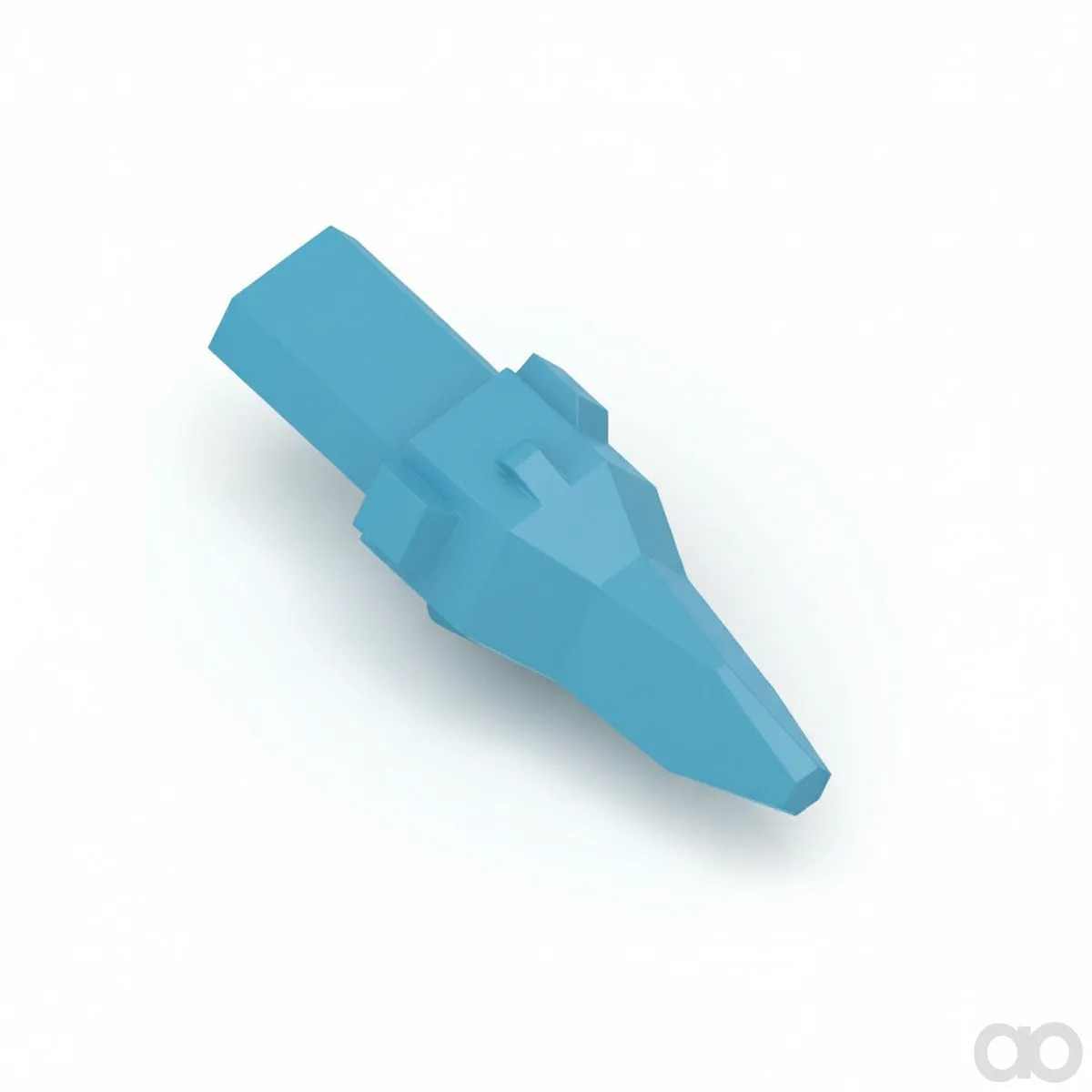 John Deere - 57M8134 - Blue Electrical Connector Terminal, 3 Cavities