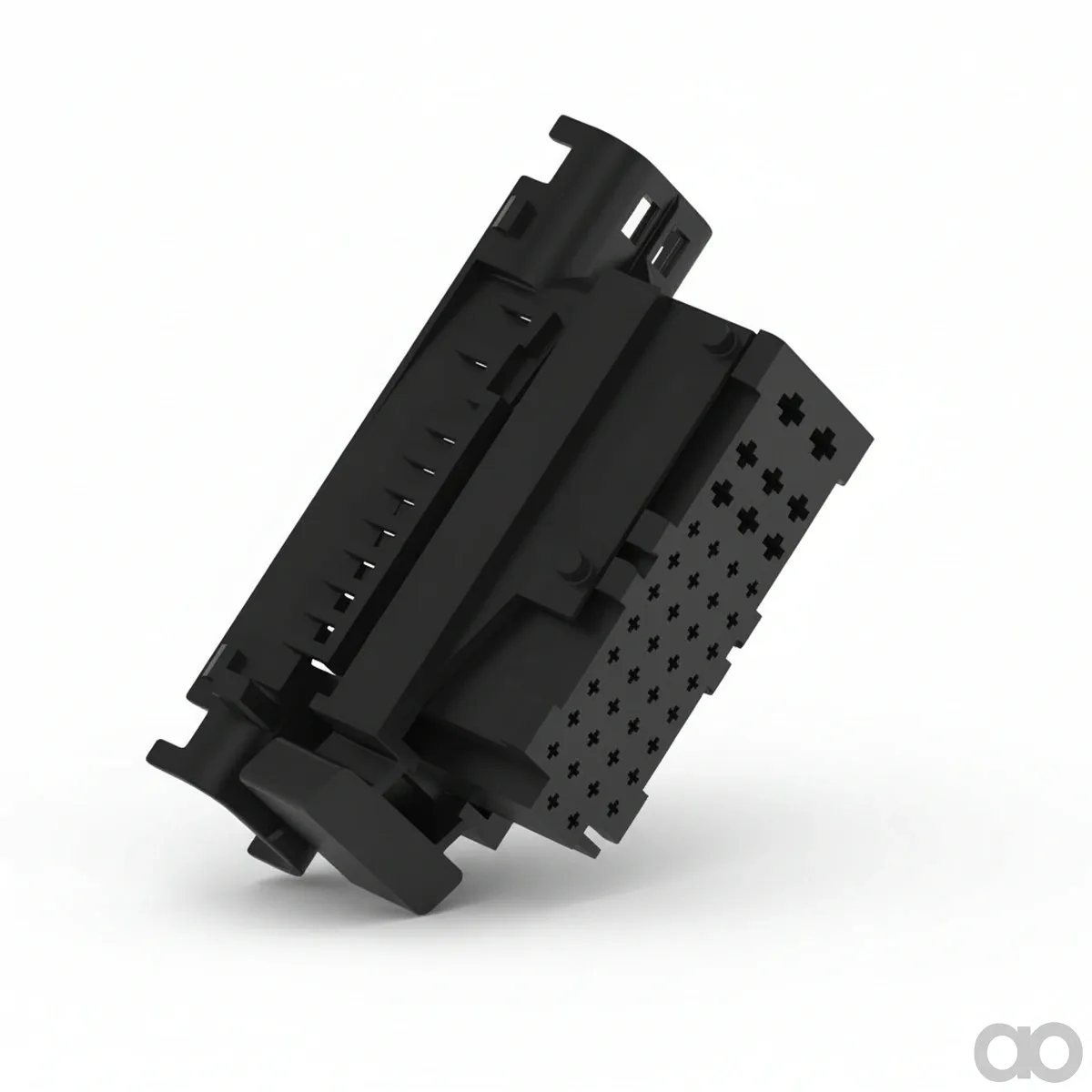 John Deere - 57M8195 - Tyco Black External Electrical Connector Housing, 42 Cavities