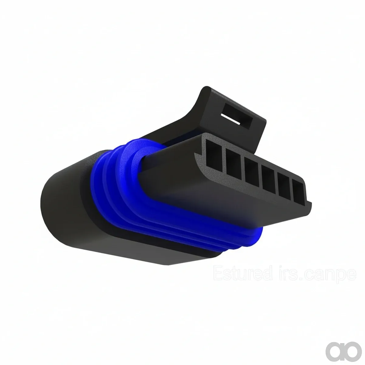 John Deere - 57M9207 - Black External Electrical Connector Housing, 6 Cavities