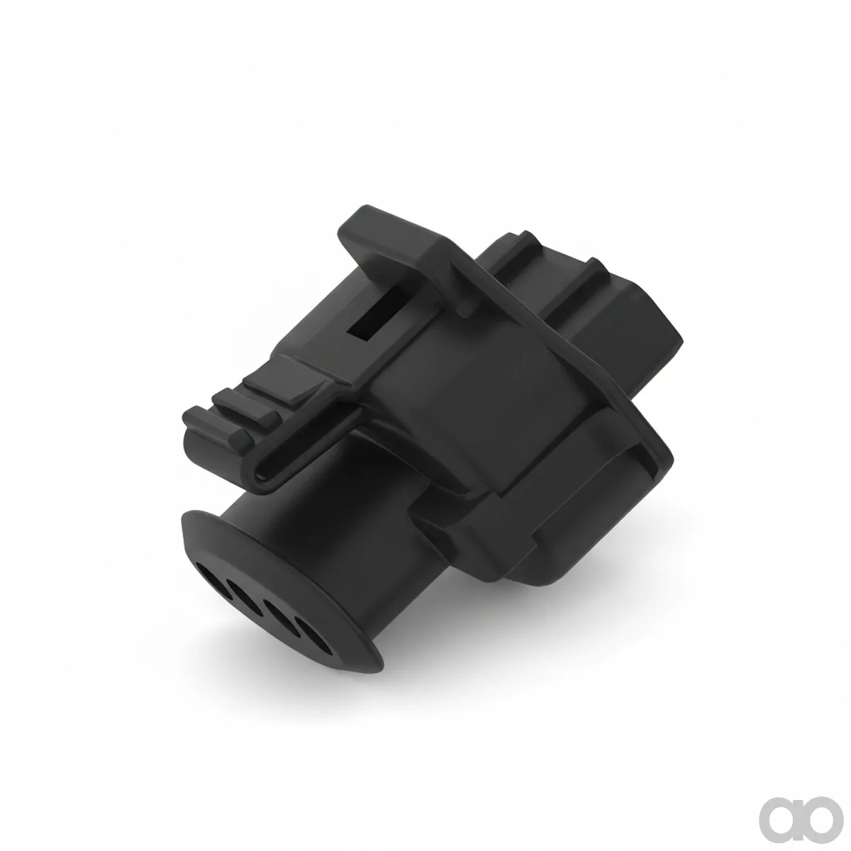 John Deere - 57M9498 - Bosch Black Electrical Connector Housing, 4 Cavities