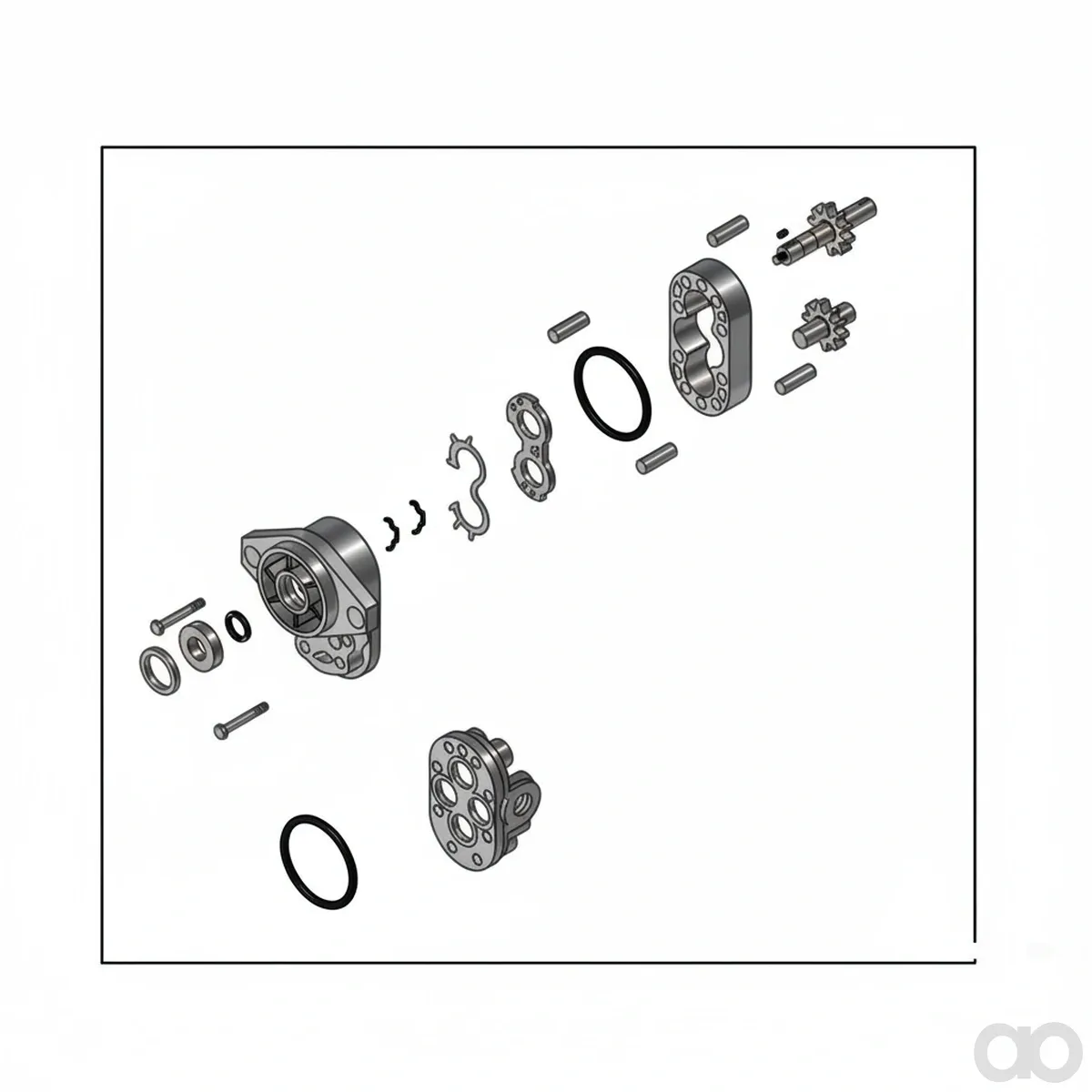 John Deere - AH131176 - Pump Seal Kit