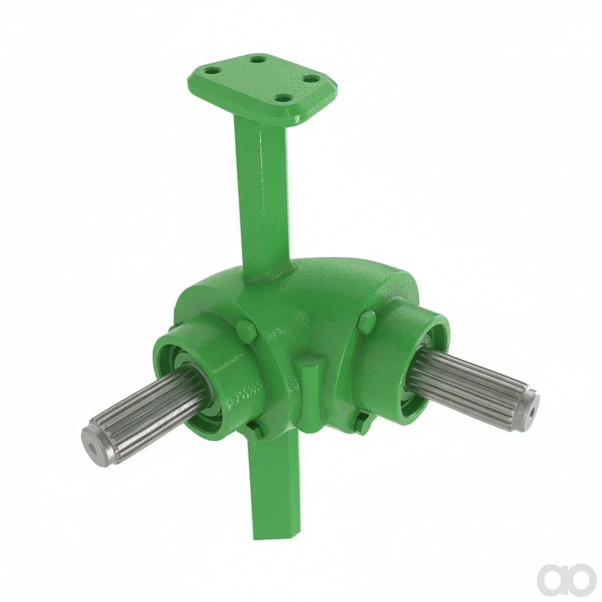 John Deere - AH208345 - Unloading Auger Gear Assembly with Chamfer and Mounting Hardware