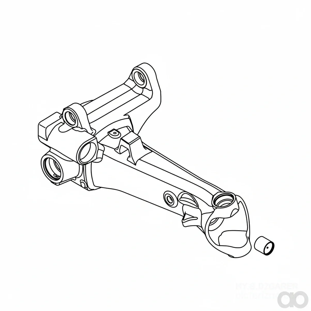 John Deere - AL175040 - MFWD Axle Housing