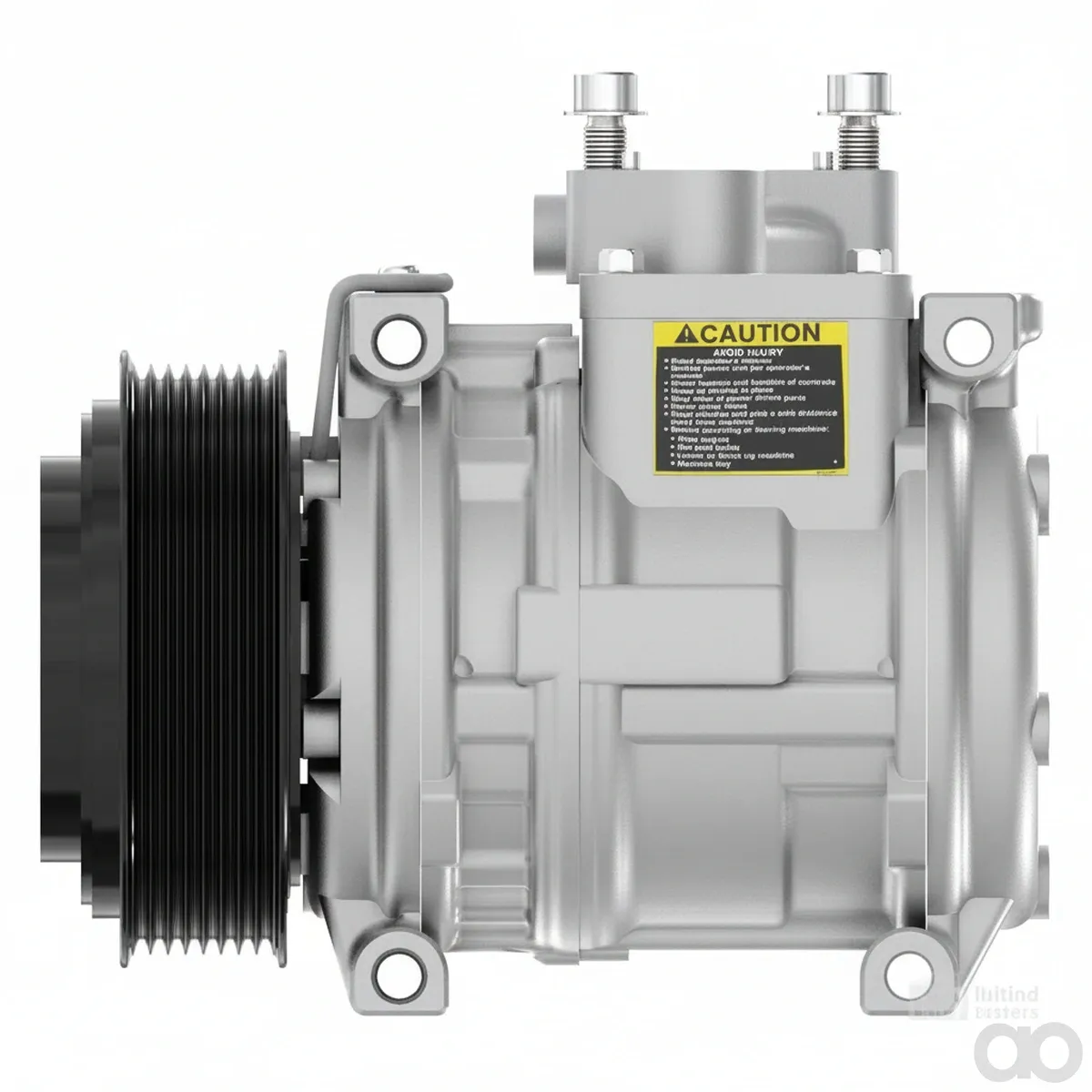 John Deere - AL176858 - Air Conditioner Compressor with Clutch, 12 Volt