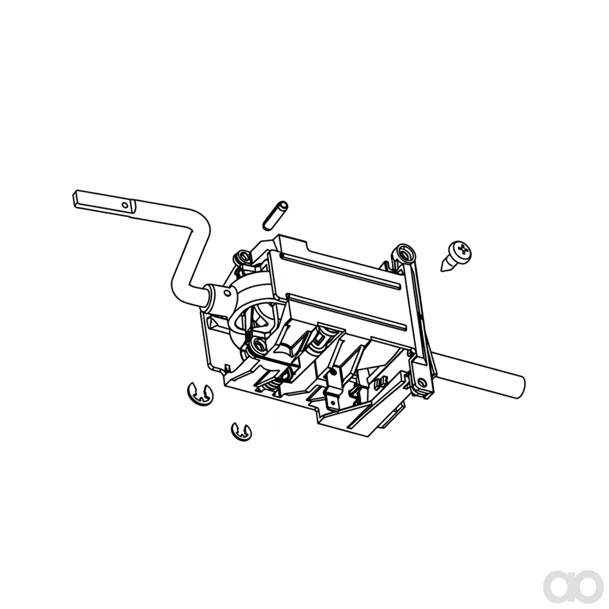 John Deere - AL201749 - Left Side Reverser Assembly Control