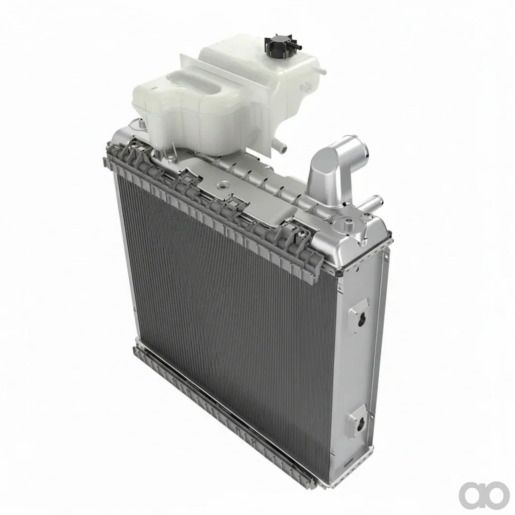 John Deere - AL209032 - Radiator - RADIATOR, W/ RESERVOIR AND RAILS, M