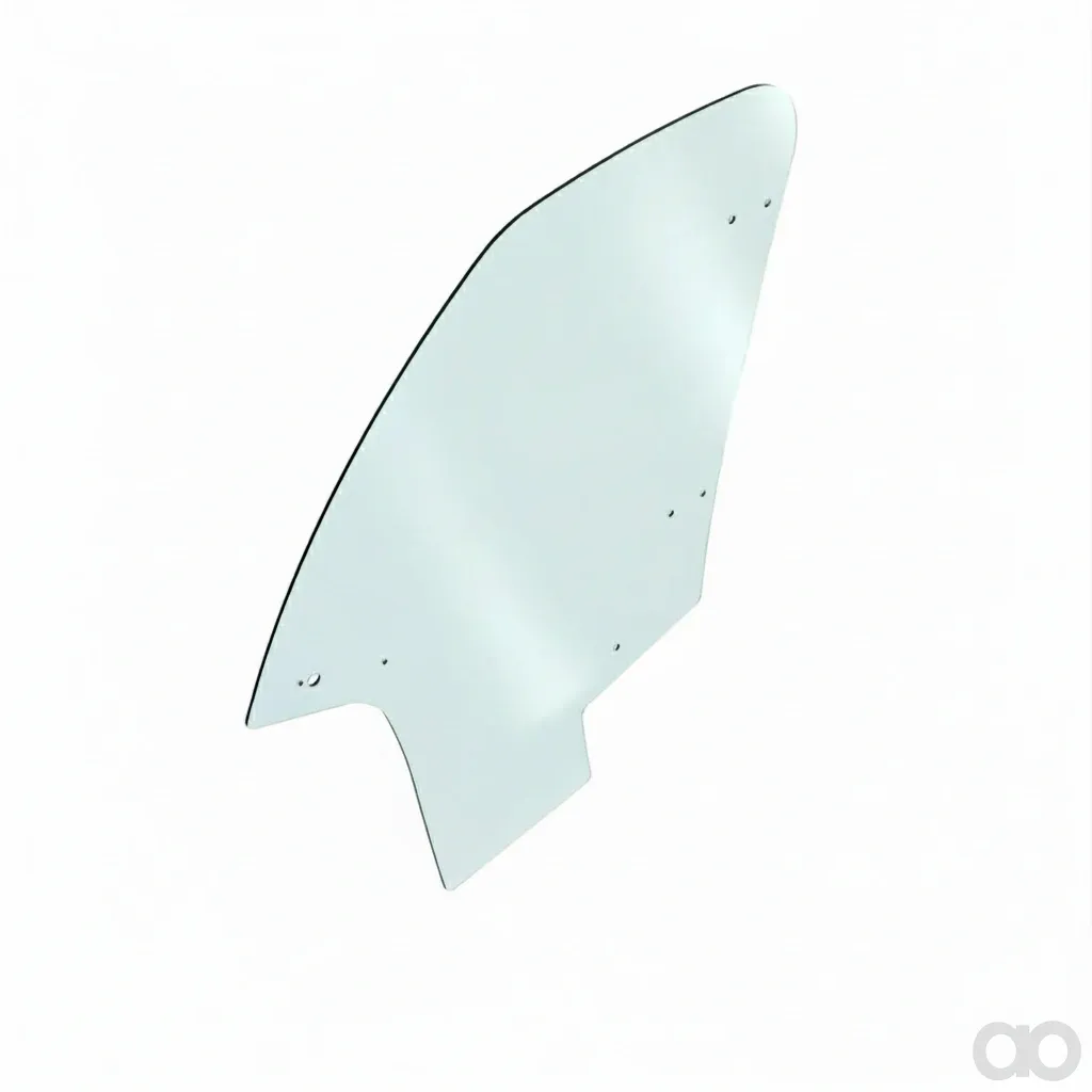 John Deere - AM147232 - Right Side Curved Glass Windowpane